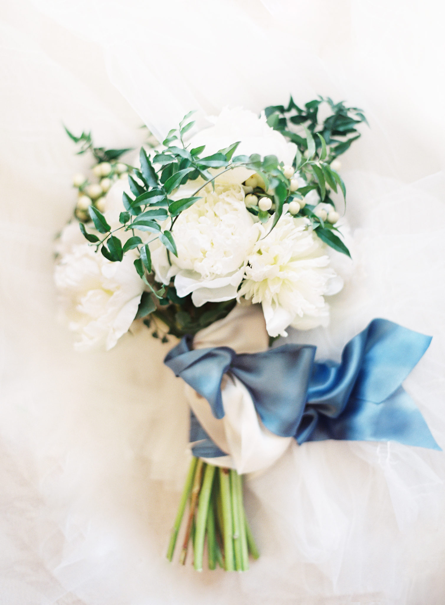 Blue and White Wedding 9